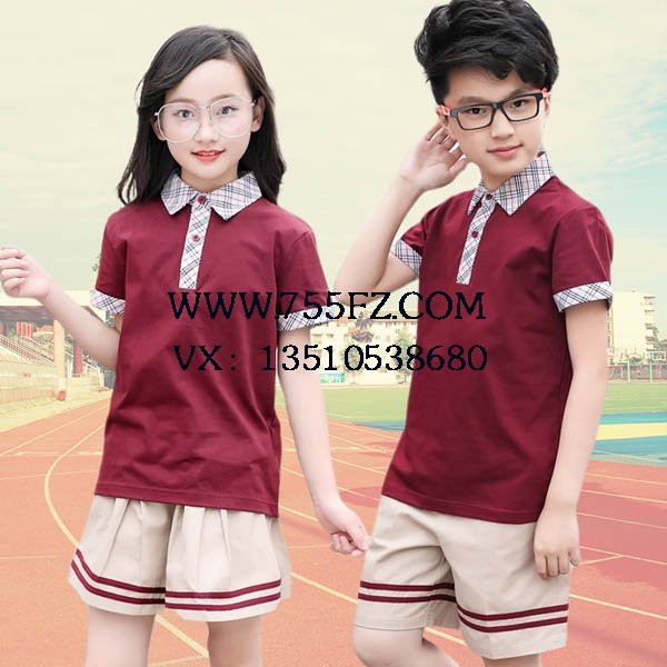 珠海市香洲區小學生夏裝短袖校服專賣店